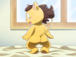  bed blush butt feline hime-chan&#039;s_ribbon looking_back male mammal ofuro pokota_(hime-chan&#039;s_ribbon) raised_tail smile standing 