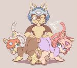  bisexual breasts female guido_anchovy humanoid_penis male male/female male/male penis pizzacat polly_esther samurai_pizza_cats speedy_cerviche 