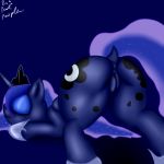  anus butt equine female feral friendship_is_magic hi_res horn mammal my_little_pony paulpeopless princess_luna_(mlp) pussy solo unicorn 
