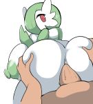 2018 anus areola big_breasts breasts butt butt_grab duo erection female gardevoir green_hair green_nipples hair hand_on_butt huge_breasts human human_on_humanoid humanoid hyper hyper_breasts looking_at_viewer looking_back male male/female mammal nintendo nipples not_furry penetration penis petronoise pok&eacute;mon pok&eacute;mon_(species) red_eyes sex simple_background vaginal vaginal_penetration video_games white_background white_skin 
