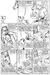  2018 anthro areola big_breasts black_and_white breasts claws comic dragon english_text equine female gustav_(here_there_be_dragons) here_there_be_dragons horn horse huge_breasts karno larger_female male mammal monochrome nipples nude open_mouth scalie size_difference skinny smaller_male speech_bubble teeth text wings zashy 