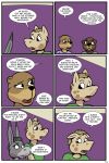  2018 anthro beaver buckteeth clothed clothing comic dialogue donkey english_text equine eyewear female glasses horse jennifer_(study_partners) lisa_(study_partners) male mammal mustelid open_mouth otter rodent sarah_(study_partners) speech_bubble study_partners teeth text thunderouserections tongue woody_(study_partners) young 