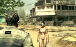  1dchouseman 1girl chris_redfield highres nude nude_filter resident_evil sheva_alomar third-party_edit 