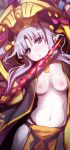  :o bangs blue_eyes blush breasts caster_lily collarbone commentary_request cosplay eyebrows_visible_through_hair fate/grand_order fate/stay_night fate_(series) hair_between_eyes head_tilt headdress highres long_hair looking_at_viewer medium_breasts navel nipples parted_lips pelvic_curtain purple_hair sketch small_breasts solo very_long_hair wada_kazu wu_zetian_(fate/grand_order) wu_zetian_(fate/grand_order)_(cosplay) 