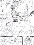  2016 alphys anthro bed black_and_white blush butt caught claws clothed clothing comic dirty_talk duo embarrassed eyes_closed eyewear female fish glasses hi_res lizard marine masturbation monochrome oblivious paws peeping pen_(artwork) pussy reptile scalie sex_toy simple_background toe_curl toes toying_self traditional_media_(artwork) undertaild undertale undyne vaginal vaginal_masturbation vibrator video_games voyeur 