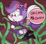  anthro cosplay costume female fifi_la_fume fluffy fluffy_tail forced imminent_rape mammal ninoeros rape skunk solo tentacles tiny_toon_adventures warner_brothers zone-tan 