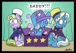  2018 big_bucks_(mlp) bobthedalek box clothing equine female friendship_is_magic group horn jack_pot_(mlp) male mammal my_little_pony trixie_(mlp) unicorn 