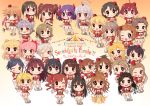  ahoge black_hair blonde_hair blush bow brown_hair chibi closed_mouth eyepatch fang fujimoto_rina glasses grey_hair hair_bow hair_ornament hairclip hayami_kanade hayasaka_mirei headphones heart hino_akane_(idolmaster) honda_mio hori_yuuko horns hoshi_shouko ichinose_shiki idolmaster idolmaster_cinderella_girls igarashi_kyouko jougasaki_mika jougasaki_rika kamijou_haruna kamille_(vcx68) kawashima_mizuki kimura_natsuki kohinata_miho koshimizu_sachiko long_hair looking_at_viewer matsunaga_ryou miyamoto_frederica mukai_takumi multicolored_hair multiple_girls namba_emi ninomiya_asuka ogata_chieri open_mouth parted_lips pink_hair purple_hair red_bow red_hair sakurai_momoka sasaki_chie scrunchie shibuya_rin shimamura_uzuki shiomi_shuuko short_hair short_ponytail short_twintails side_ponytail skirt smile tada_riina takamori_aiko teeth twintails ueda_suzuho v white_skirt yamato_aki 