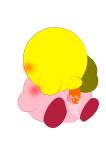  balls big_balls blush kirby kirby_(series) male nintendo no_faces not_furry penis simple_background video_games 