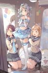  kunikida_hanamaru love_live!_sunshine!! qianqian sakurauchi_riko seifuku thighhighs watanabe_you 