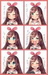  :d ;p ^_^ a.i._channel absurdres angry blue_eyes blush bow brown_hair closed_eyes controller crying crying_with_eyes_open dated drooling finger_to_cheek game_controller hair_bow hairband highres holding_controller kizuna_ai kokka_han long_hair multicolored_hair multiple_views one_eye_closed open_mouth pink_bow pink_hair pink_hairband signature smile streaked_hair tears tongue tongue_out translated upper_body virtual_youtuber 