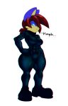  abs anthro canine clothing female fox hair kyoka mammal muscular red_hair solo spandex thick_thighs tight_clothing tight_outfit tomboy wide_hips xaveknyne 