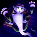  2018 5_toes anthro anus blush breasts butt clitoris digital_media_(artwork) female flat_chested jaxneesen legs_raised looking_at_viewer mammal marsupial nipples nude opossum presenting presenting_anus presenting_pussy pussy smile solo spread_legs spreading toes 