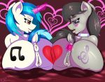  &lt;3 2018 absurd_res anal anal_penetration anatomically_correct anatomically_correct_pussy animal_genitalia animal_pussy anus big_butt black_hair blue_hair blush butt butt_squish buttplug clitoral_winking clitoris cutie_mark dock duo earth_pony equine equine_pussy eyebrows eyelashes female female/female feral friendship_is_magic grin hair hi_res holidays horn horse jewel_buttplug love magic mammal multicolored_hair my_little_pony nude octavia_(mlp) open_mouth penetration pony puffy_anus purple_eyes pussy raised_tail rear_view red_eyes renegade-157 sex_toy short_hair signature simple_background smile sparkles teeth tongue two_tone_hair unicorn valentine&#039;s_day vinyl_scratch_(mlp) 