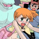  ash_ketchum machamp machoke misty nintendo pokemon 