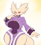  2016 anthro averyshadydolphin beryl big_breasts blush breasts clothing dragon ear_piercing female front_view half-closed_eyes hi_res horn jewelry looking_at_viewer piercing red_eyes seductive shiny_skin simple_background slit_pupils small_waist smile solo thick_thighs tight_clothing white_background wide_hips 