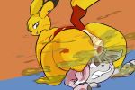  ambiguous_gender anus big_butt blue_lipstick butt fart fart_fetish gas huge_butt minccino nintendo pikachu pok&eacute;mon pok&eacute;mon_(species) puffy_anus shit-tier-skunk size_difference thick_thighs video_games 