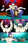  anthro blood braixen comic digimon dus_the_tsukaimon fight male muscular muscular_male nintendo pok&eacute;mon pok&eacute;mon_(species) saesar slightly_chubby tsukaimon video_games violence 