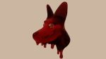 3d_(artwork) ambiguous_gender blender_(software) blood blooddog_(murkbone) bust_(disambiguation) canine digital_media_(artwork) dog feral mammal maximusmutinium_(artist) simple_background skull solo 