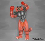  boxing bulge clothing feet fu fur gloves incineroar invalid_tag male muscular muzzle_(disambiguation) nintendo open_mouth paws pok&eacute;mon pok&eacute;mon_(species) solo sport thejoyfuldragon underwear video_games 