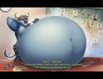  belly big_belly bovine buffalo cape_buffalo chief_bogo desk disney hyper hyper_belly inflation ipipo male_pred mammal navel police stomach stuffing vore zootopia 