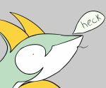  ambiguous_gender atendedordeboludos dialogue english_text grey_background headshot_portrait humor meme nintendo pok&eacute;mon pok&eacute;mon_(species) portrait reptile scalie serperior simple_background sketch solo speech_bubble text tongue tongue_out video_games 