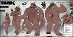  areola big_areola big_breasts breasts digitigrade domination featureless_crotch female girly huge_breasts hyper hyper_muscles long_tongue male manly model_sheet muscular muscular_male nude rear_view saliva silvertongue submissive tank_the_dragon tankh tattoo tongue wide_hips 