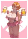  alcohol areola_slip areolae backlighting beer beer_mug black_panties breasts cleavage cleavage_cutout cleft_of_venus commentary covered_nipples crop_top crotchless_panties cup english_commentary fingerless_gloves gloves green_eyes halter_top halterneck highleg highleg_panties highres holding holding_cup huge_breasts kuon_(kwonchanji) microskirt navel nipple_bar nipple_piercing no_bra nora_valkyrie orange_hair over-kneehighs panties piercing pink_gloves pink_legwear pink_skirt pussy rwby short_hair skindentation skirt solo stomach suspender_skirt suspenders sweat thighhighs uncensored underboob underwear wet wet_clothes 