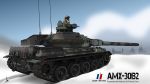  amx_30b bad_id bad_pixiv_id cloud commentary erika_kurosaka ground_vehicle highres military military_vehicle motor_vehicle original sky snow tank 