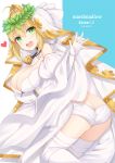  :d ass bad_id bad_pixiv_id bangs bare_shoulders blonde_hair blush breasts butt_crack cleavage commentary_request detached_sleeves eyebrows_visible_through_hair fate/extra fate/extra_ccc fate/grand_order fate_(series) gloves green_eyes hair_between_eyes juliet_sleeves large_breasts laurel_crown leaning_forward lock long_sleeves looking_at_viewer looking_to_the_side nero_claudius_(bride)_(fate) nero_claudius_(fate)_(all) open_mouth padlock panties puffy_sleeves smile solo thighhighs underwear upper_teeth veil white_gloves white_legwear white_panties white_sleeves yuzu-aki zipper_pull_tab 