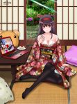  cleavage kasumigaoka_utaha kimono nihility pantyhose saenai_heroine_no_sodatekata 