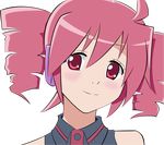  absurdres blush drill_hair fukkireta highres kasane_teto smile solo transparent_background twintails utau vector_trace 