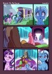  balls comic cutie_mark digital_media_(artwork) discord_(mlp) draconequus equine fearingfun female feral friendship_is_magic fur hair hi_res horn male mammal multicolored_hair my_little_pony open_mouth penis starlight_glimmer_(mlp) trixie_(mlp) two_tone_hair unicorn wings 