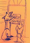  2016 anthro canine clothing comic disney english_text fennec finnick fox hi_res mammal nick_wilde nicolaswildes_(artist) text traditional_media_(artwork) zistopia zootopia 