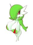  2018 areola areola_slip big_breasts bikini bottomless breasts clothed clothing colored_sketch female gardevoir green_hair green_skin hair hair_over_eye hi_res huge_breasts humanoid looking_at_viewer nintendo not_furry plantpenetrator pok&eacute;mon pok&eacute;mon_(species) red_eyes simple_background sketch skimpy solo standing swimsuit two-tone_skin video_games white_background white_skin 