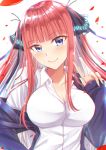  5-toubun_no_hanayome cleavage nakano_nino seifuku tagme 