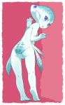  anthro butt edit female fish looking_at_viewer looking_back marine nintendo ocarina_of_time om open_mouth princess_ruto purple_eyes solo the_legend_of_zelda tongue video_games young zora 
