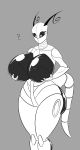  3_fingers ? albino alien anonymousinvader24 antennae big_breasts breasts butt confusion digital_media_(artwork) fan_character female grey_background hi_res huge_breasts humanoid irken machine mistermech nude orchid_(disambiguation) robot simple_background solo standing thick_thighs 