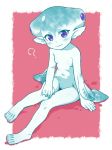  ? anthro blush breasts child edit female humanoid looking_at_viewer navel nintendo nude ocarina_of_time om princess_ruto purple_eyes sitting small_breasts solo the_legend_of_zelda video_games young zora 