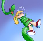  capcom clothing female fupoo hair hypnosis imminent_vore machine mega_man_(series) mind_control not_furry open_mouth panties reptile robot roll_(megaman) scalie snake spiral_eyes tongue underwear video_games vore 