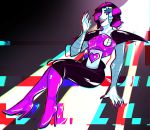  &lt;3 2015 clothing colored_nails digital_media_(artwork) fingernails footwear girly glitch high_heels humanoid infel-phira looking_at_viewer machine mettaton mettaton_ex not_furry robot shiny shoes solo undertale video_games 