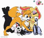 animated archie_comics bunnie_rabbot fatalis hershey_the_cat sonic_team tails 