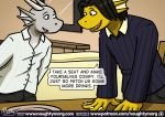  anthro comic dialogue dragon male naughtymorg 