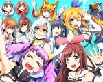  &gt;_&lt; 6+girls :d ;) ;d \m/ a.i._channel alternate_hair_color animal_ear_fluff animal_ears aoi_ch. bacharu_(youtube) bangs bare_shoulders bell black_hair blonde_hair blue_bow blue_eyes blue_flower blue_headband blue_neckwear blue_ribbon blue_rose blue_shirt blue_vest blunt_bangs bow bowtie breasts brown_hair cleavage closed_eyes collared_shirt crossover dansei_virtual_youtuber_bacharu dennou_shoujo_youtuber_shiro detached_sleeves eilene elbow_gloves eyebrows eyebrows_visible_through_hair flower fox_ears fuji_aoi fujisaki_yua gloves green_ribbon grey_hair grin hair_bell hair_between_eyes hair_ornament hair_ribbon hair_tie hairband hairclip hand_up hands_up headband heart heart_hair_ornament horse_mask jingle_bell kaguya_luna kaguya_luna_(character) kemomimi_oukoku_kokuei_housou kizuna_ai large_breasts long_hair long_sleeves looking_at_viewer low_twintails mikoko_(kemomimi_oukoku_kokuei_housou) mirai_akari mirai_akari_project moemi moemi_&amp;_yomemi_channel multicolored_hair multiple_girls one_eye_closed open_clothes open_mouth open_vest orange_hair pink_bow pink_hair pink_hairband pink_ribbon plaid plaid_shirt ponytail purple_hair red_bow red_neckwear ribbon rose sailor_collar school_uniform serafuku shaded_face shiro_(dennou_shoujo_youtuber_shiro) shirt short_hair side_ponytail sidelocks silver_hair sleeveless sleeveless_shirt sleeves_past_wrists smile straight_hair streaked_hair striped striped_ribbon teeth tokino_sora tokino_sora_channel tom_(drpow) tongue twintails two-tone_hair v-shaped_eyebrows vest virtual_youtuber wavy_mouth white_gloves white_ribbon white_sailor_collar white_shirt wide_sleeves wrist_ribbon wristband x_hair_ornament yua_(youtube) 