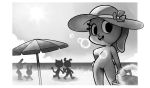  barely_visible_genitalia beach bonita_(gaturo) canine casual_nudity cat dog featureless_chest featureless_crotch feline female gaturo hat lagomorph mammal nude nude_beach rabbit seaside silhouette tagme 