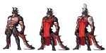  aliasing alpha_channel anthro apron breeding_season clothed clothing digital_media_(artwork) dragon grey_scales hat hi_res horn male muscular nude off/on piercing pixel_(artwork) s-purple scales scalie simple_background solo spikes straps teeth transparent_background 