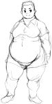  1boy fat obese sketch solo tanuma_yuuichirou 