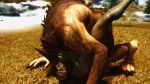  16:9 3d_(artwork) bite canine digital_media_(artwork) domination duo humanoid male male/male mammal mmoboys_(artist) muscular nude open_mouth orc outside piledriver_position sex skyrim the_elder_scrolls tusks video_games were werewolf 