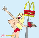  mascots mcdonald&#039;s ronald_mcdonald rule_63 tagme 