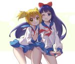  chunrijun_(springer) pantsu pipimi pop_team_epic popuko seifuku 